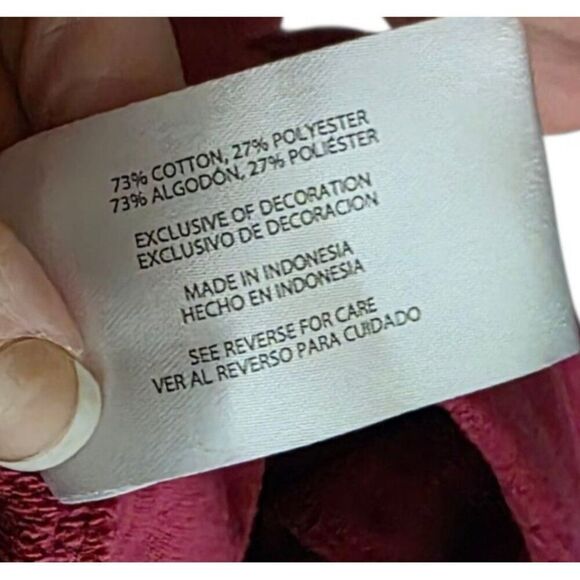 GAP Women's Soft Drawstring Logo Shorts Womens L Hot Pink - Picture 7 of 7